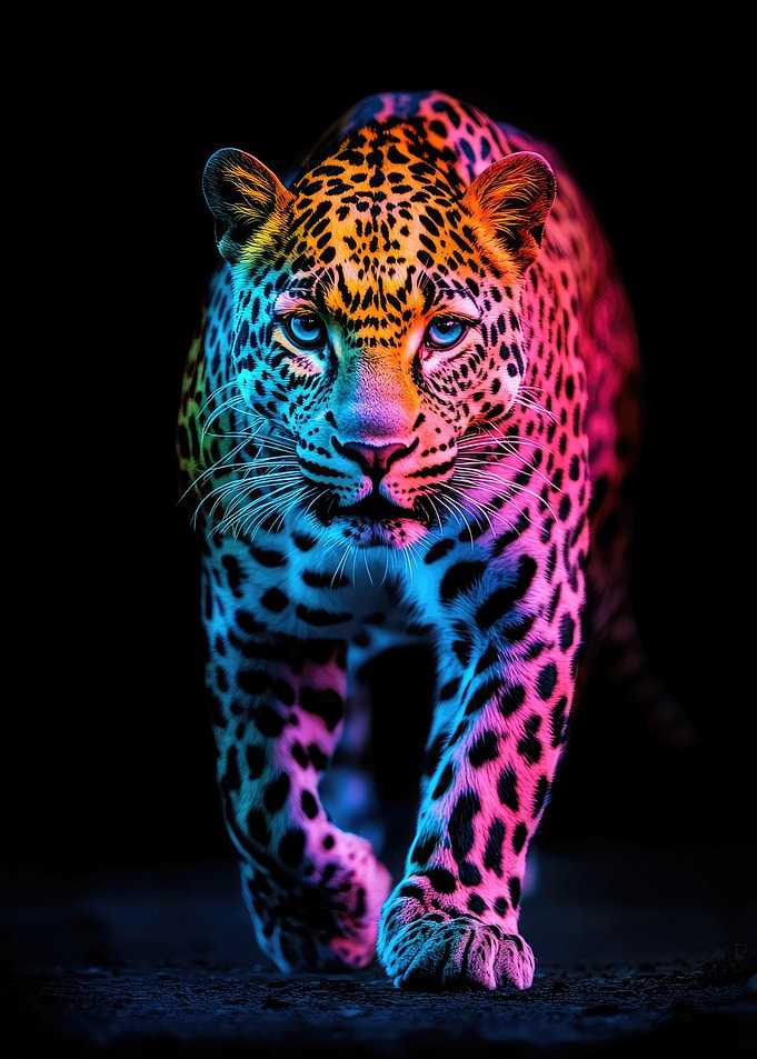 Neon Leopard