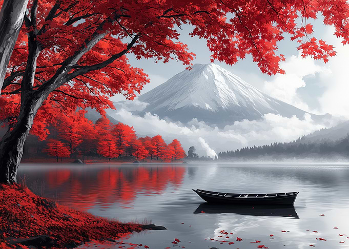 Serene Mountain Lake