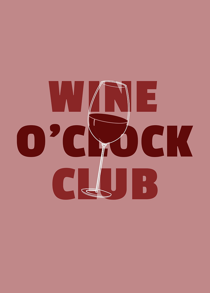 Wine O'Clock Club Red Wine Lover A Glass Of Wine