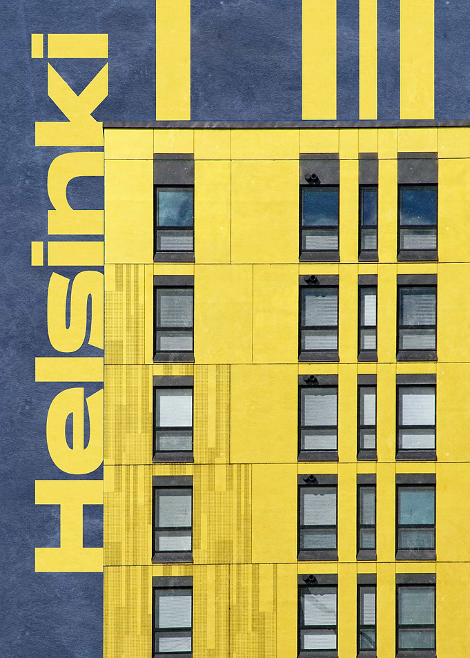 Helsinki Cityscape Poster
