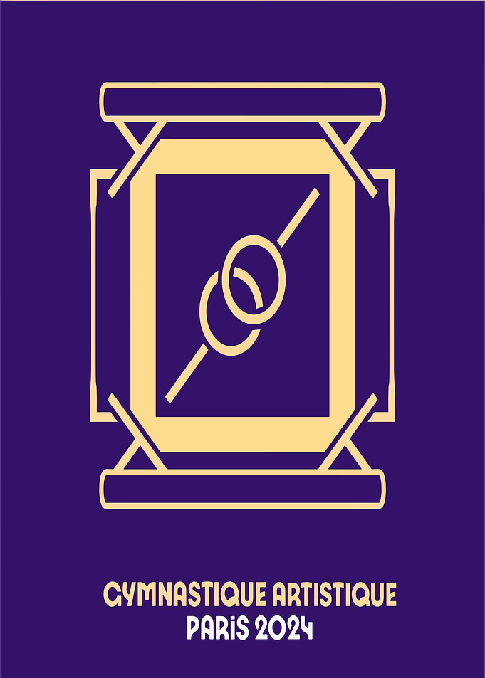 Paris 2024 Gymnastics Logo