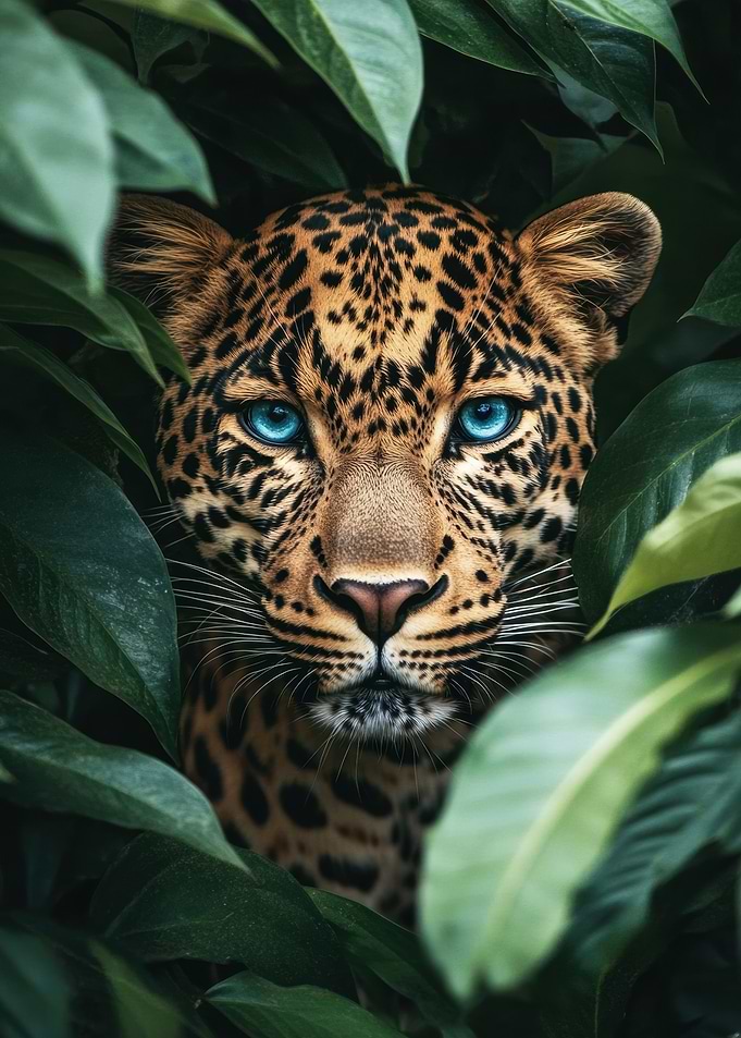 Leopard in the Jungle