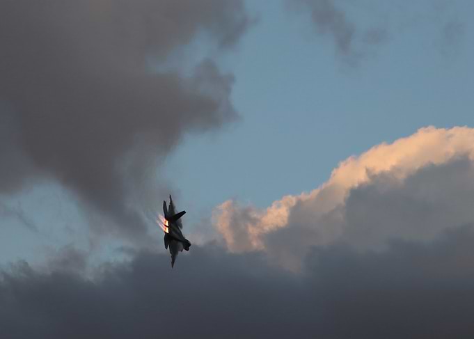 F-22 Raptor in Flight