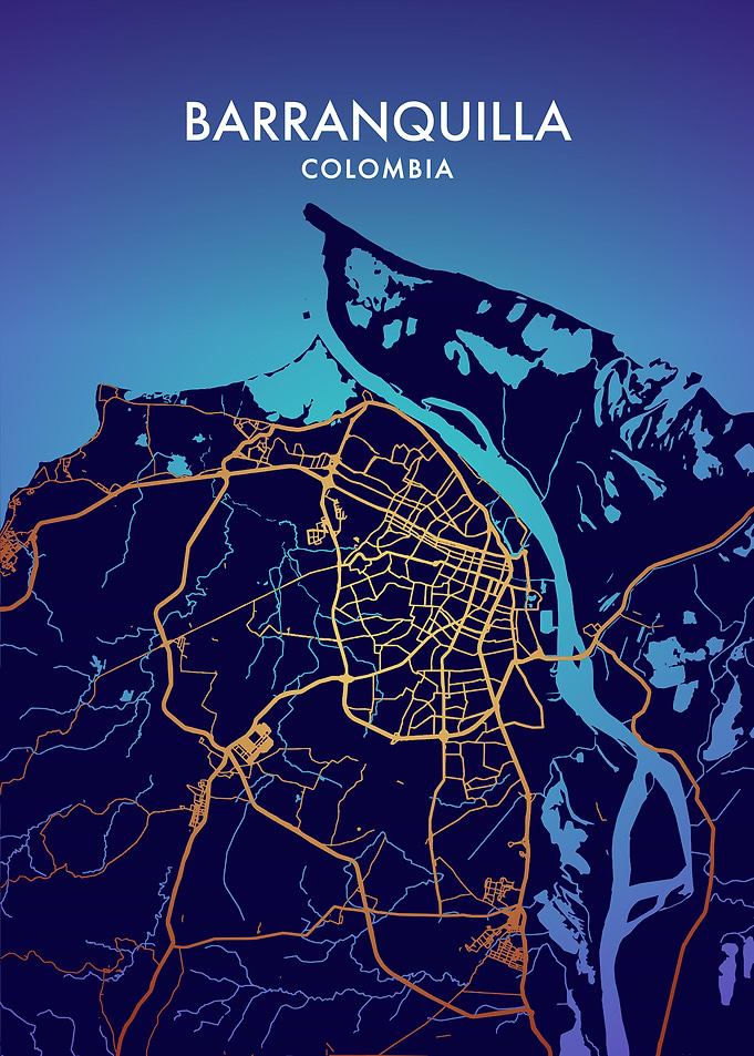 Barranquilla City Map