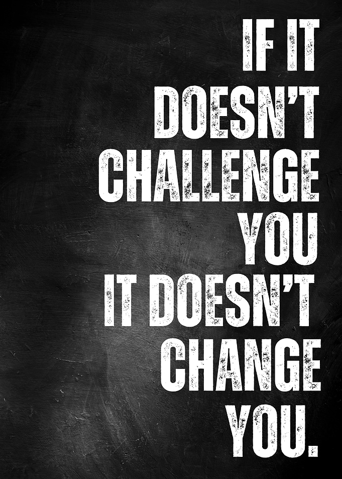 Challenge Yourself Poster