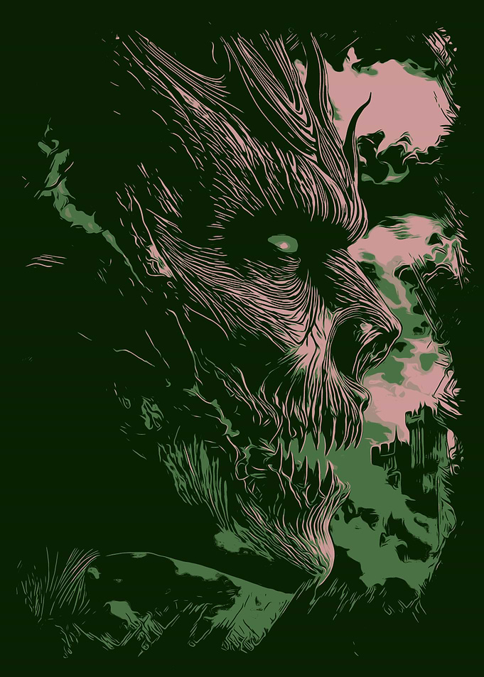 Monster with Fangs