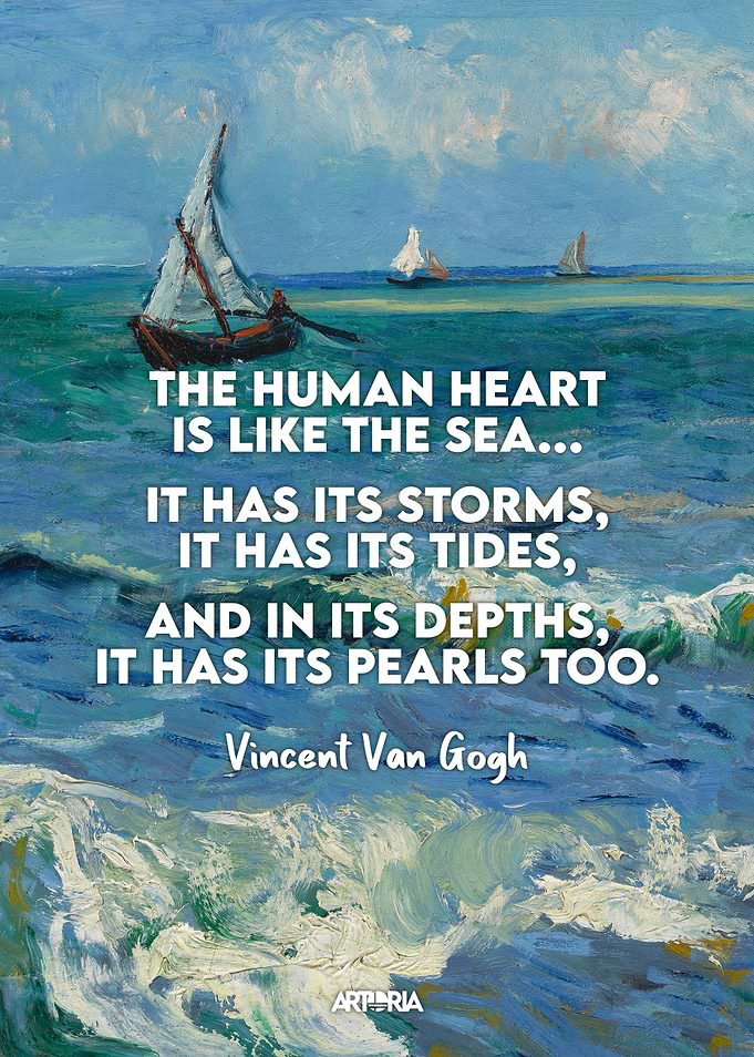 Van Gogh Sea Quote