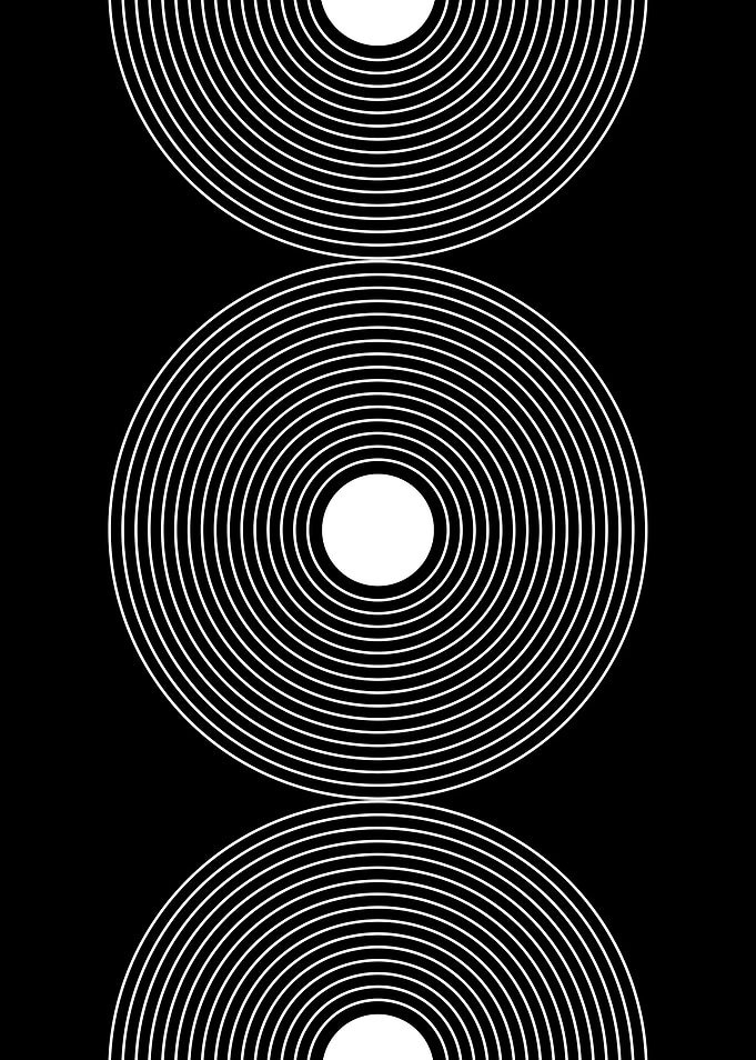 Abstract Concentric Circles