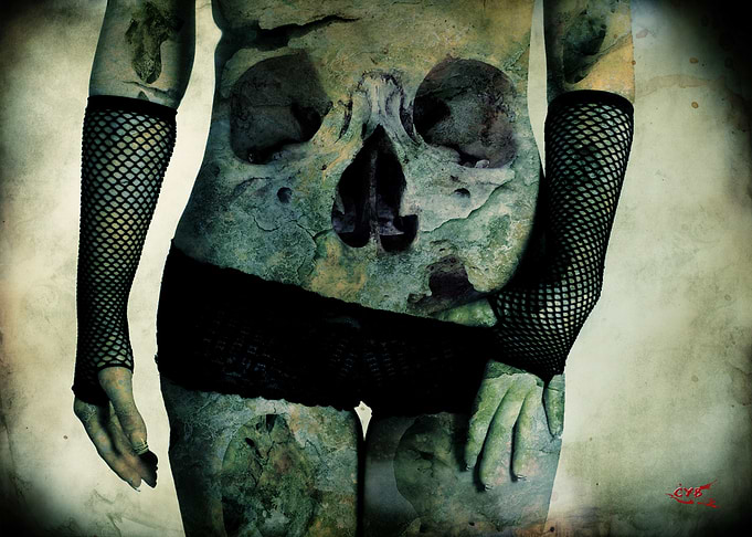 Skull in the Flesh
