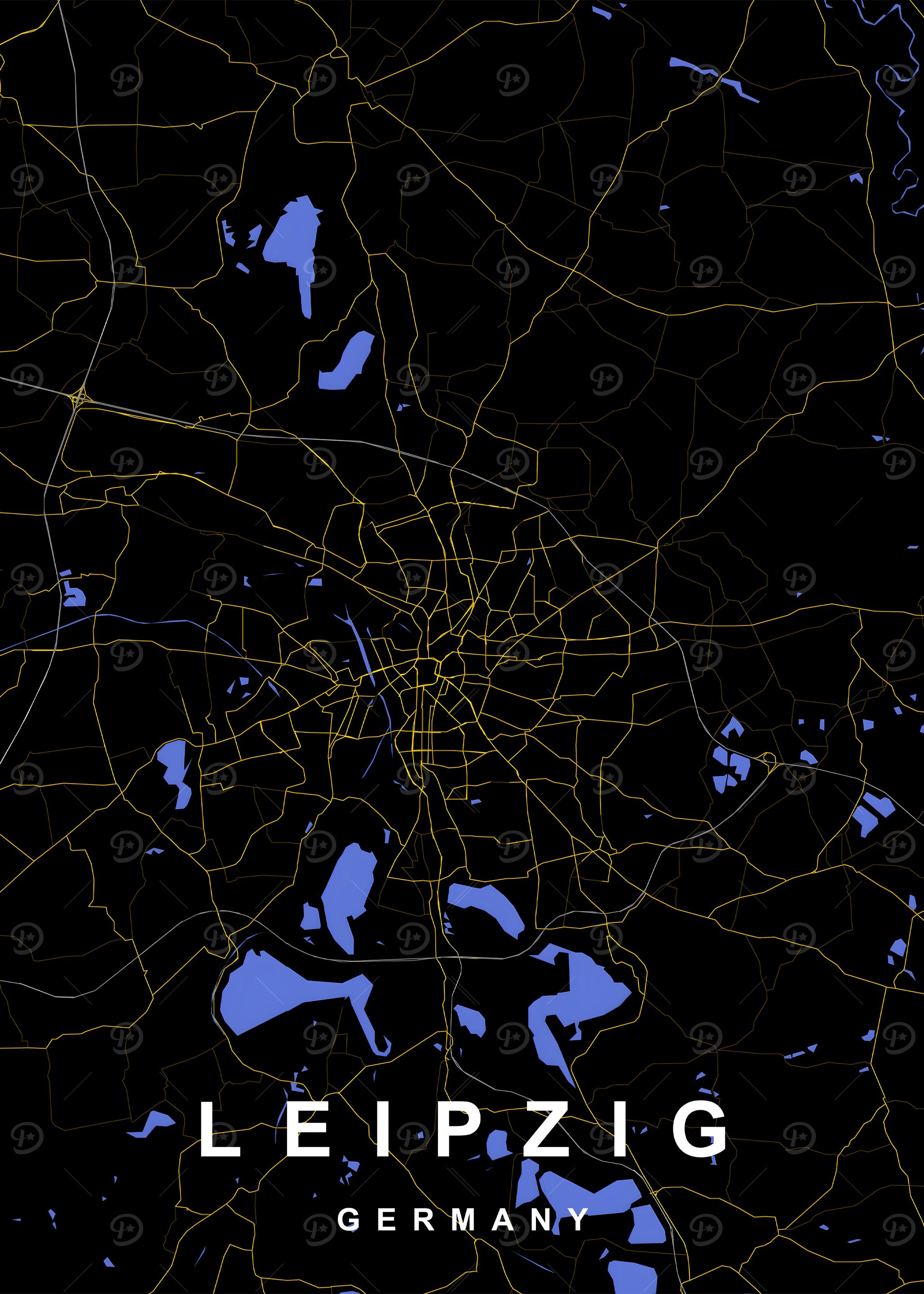 Leipzig City Map
