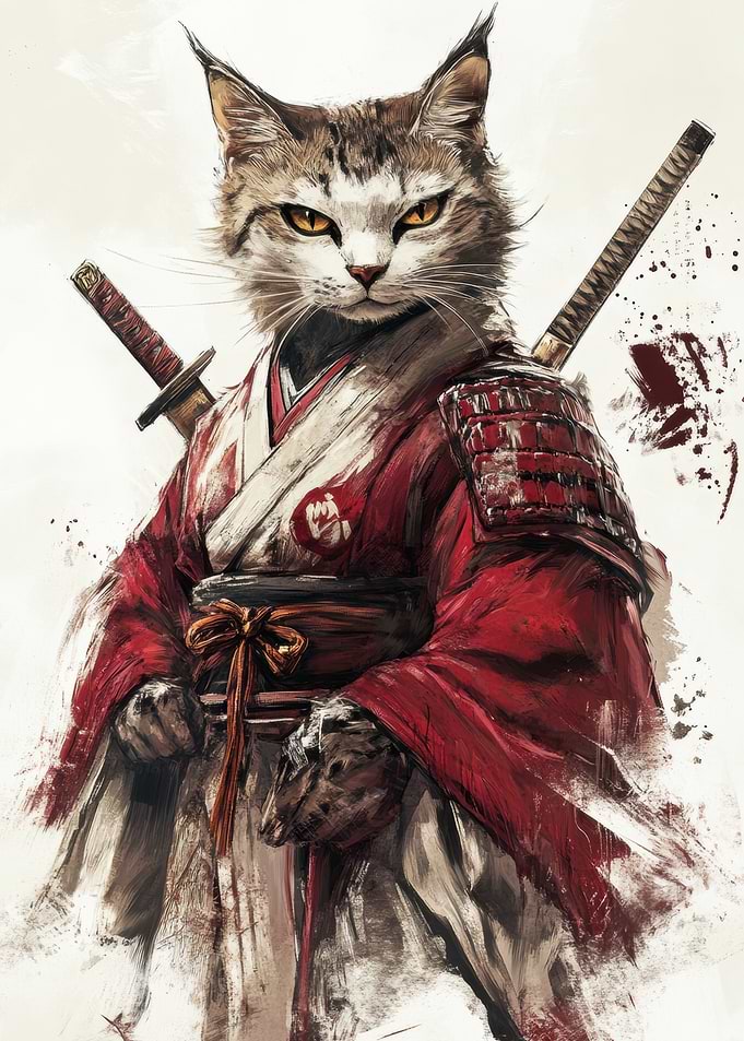 Samurai Cat