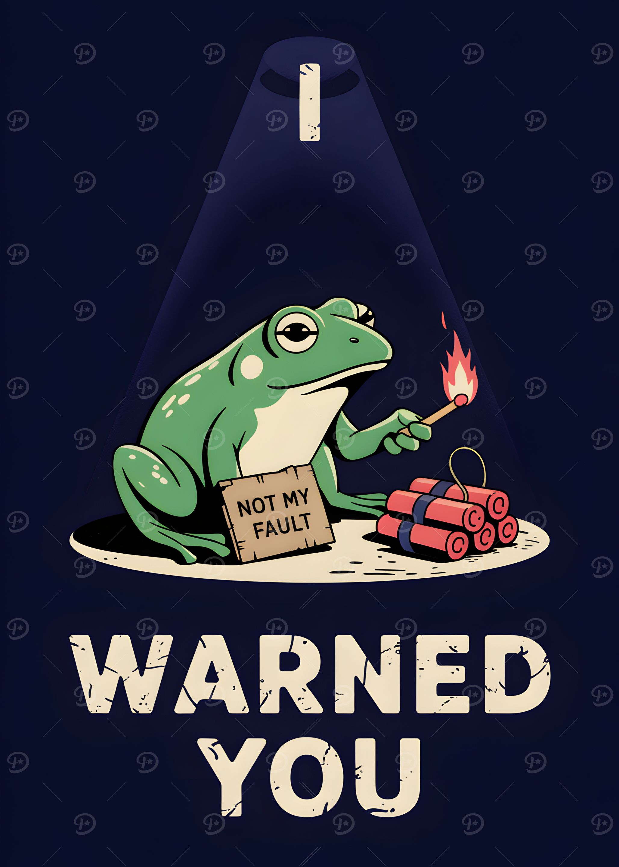 Frog with Dynamite