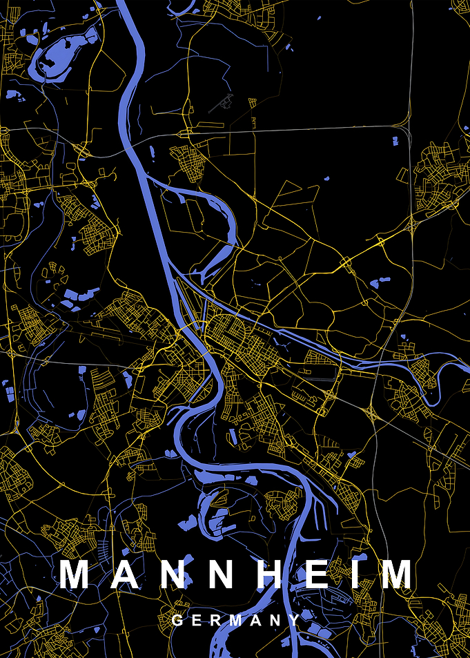 Mannheim City Map