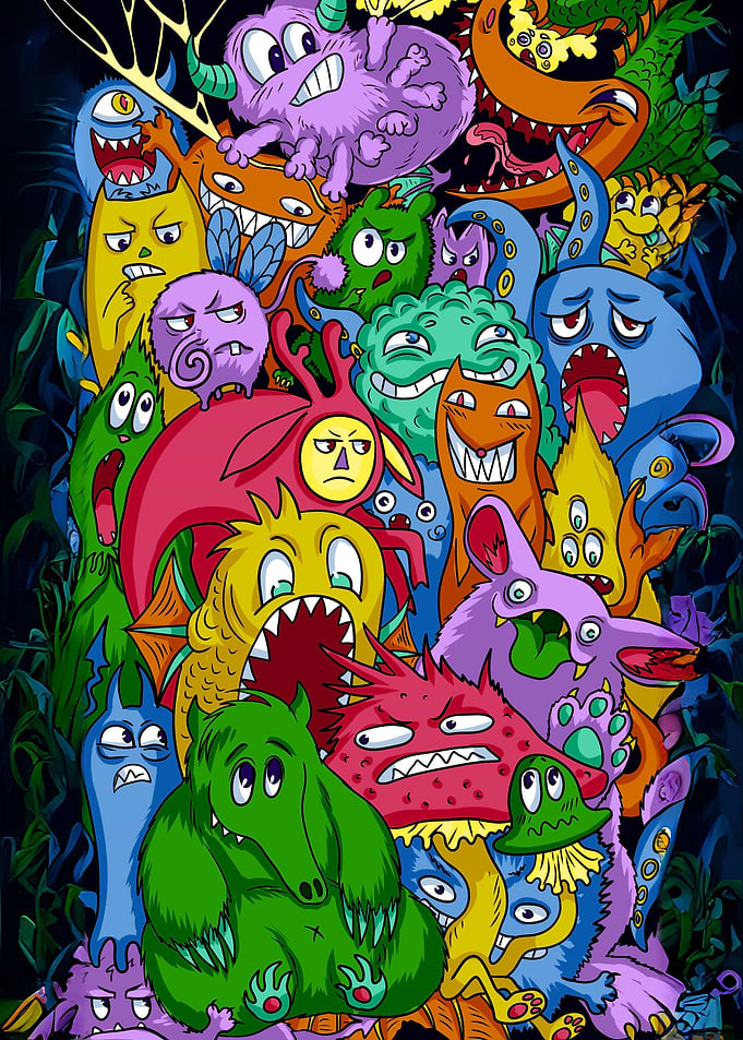 Cute Monster Mash