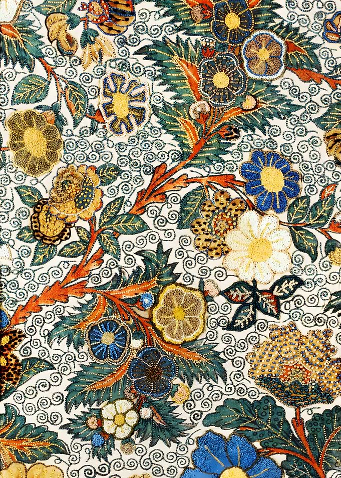 Floral Embroidery Pattern