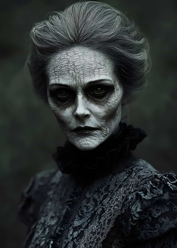 Ghostly Woman Portrait