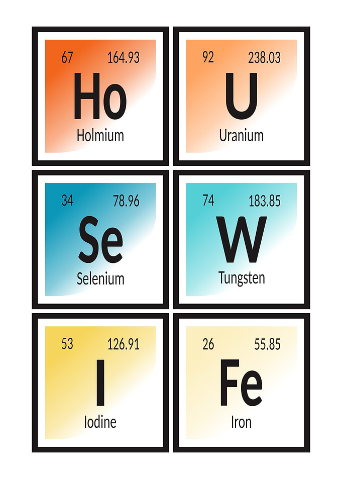 Housewife Periodic Table