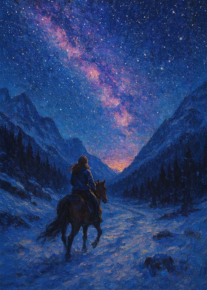Horseback Ride Under Milky Way