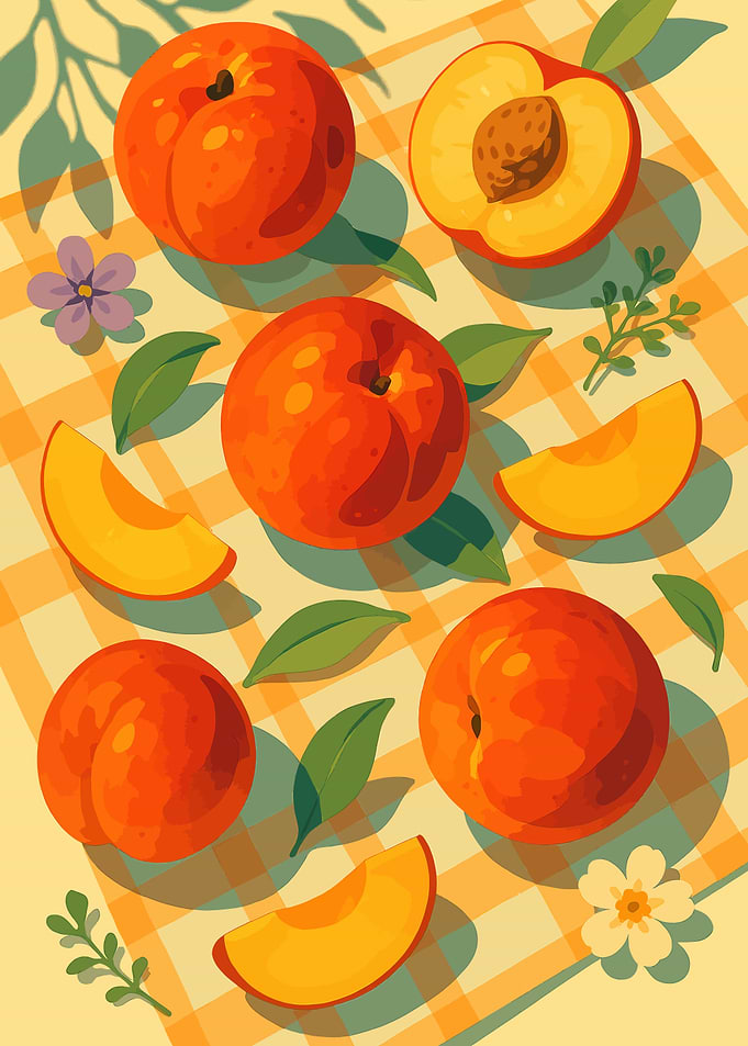 Nectarine – A Stylized Tablescape