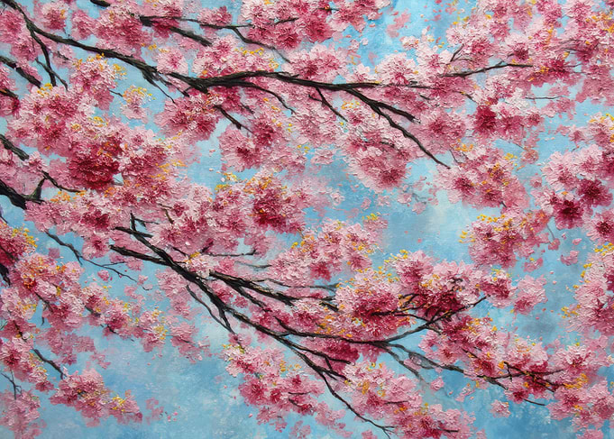 Cherry Blossom Painting