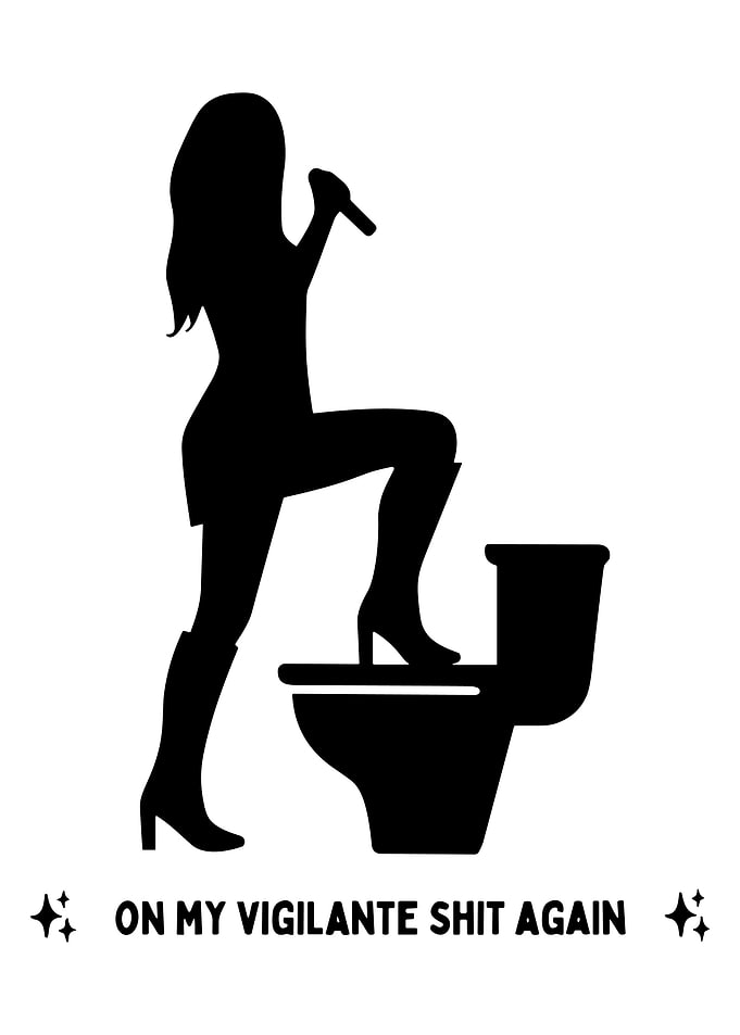 Vigilant Toilet Silhouette