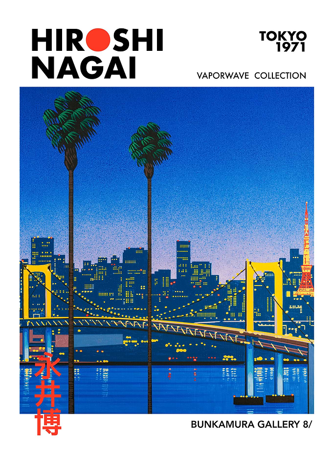 Hiroshi Nagai Vaporwave Tokyo