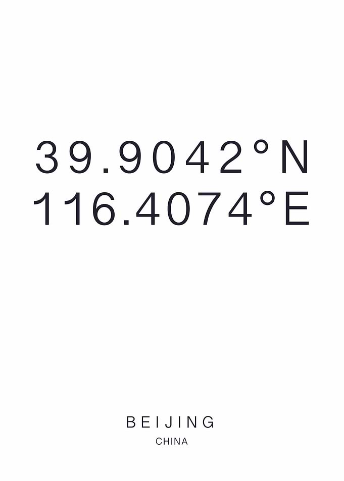Beijing Coordinates