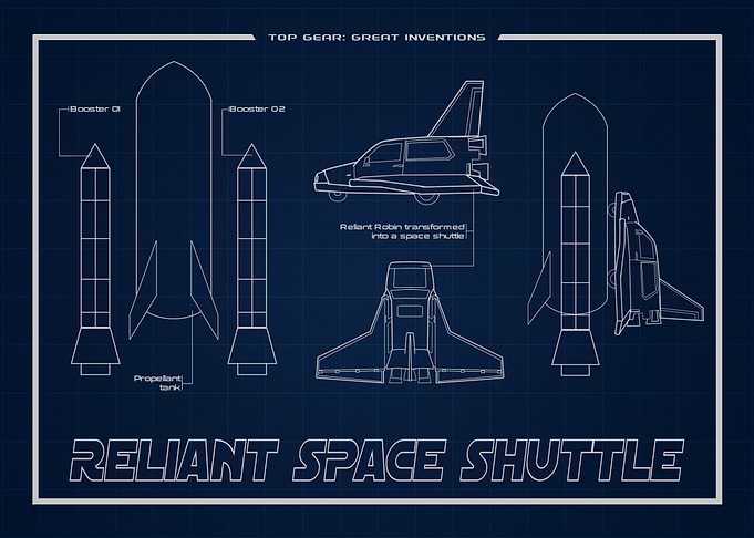 Reliant Robin Space Shuttle
