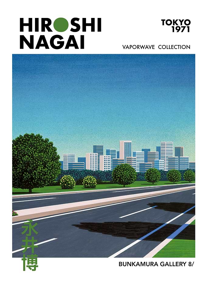 Hiroshi Nagai Vaporwave Art