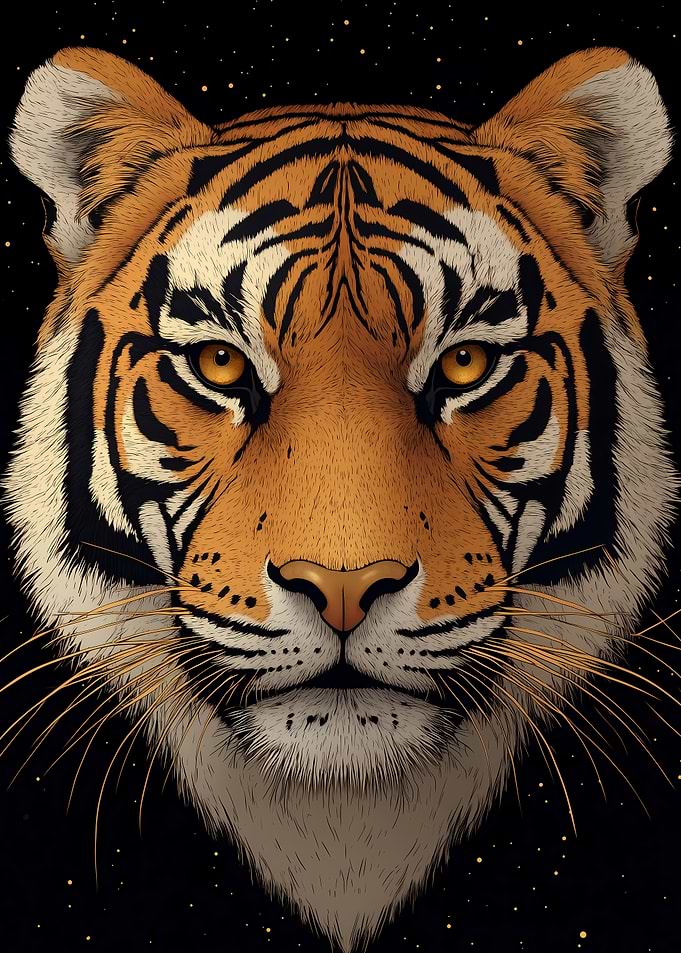 Tiger Portrait Animal
