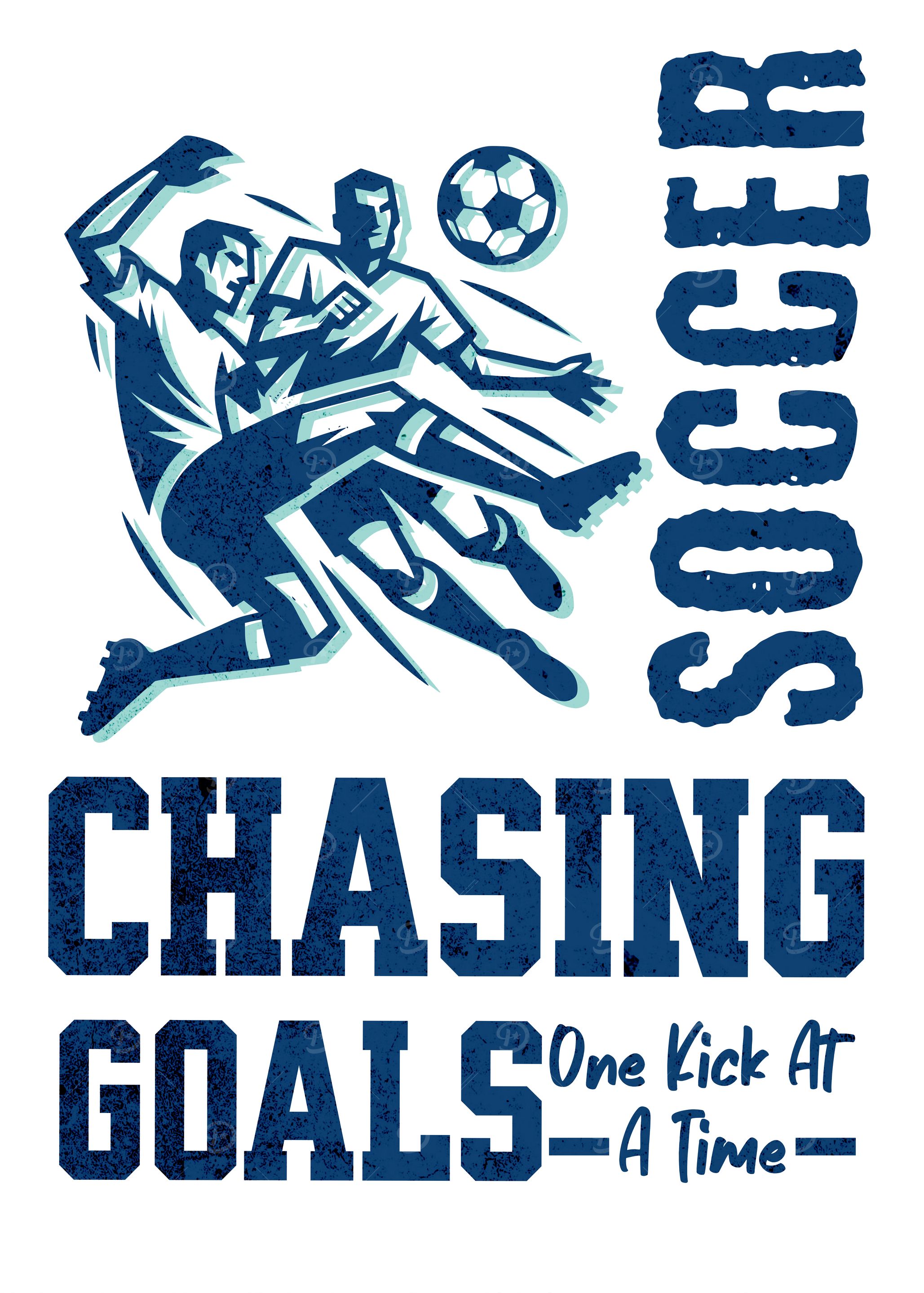 Soccer Chasing Goals One Kick At Time