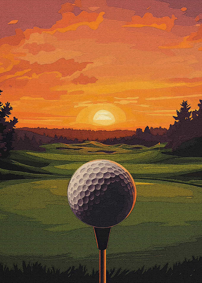 Golf Sunset