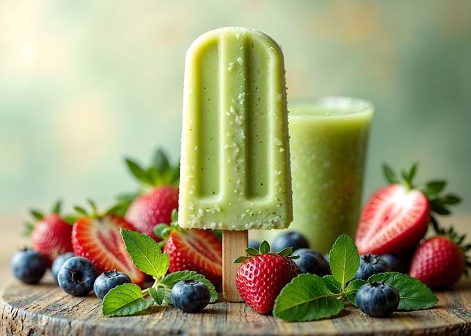 Green Smoothie Popsicle