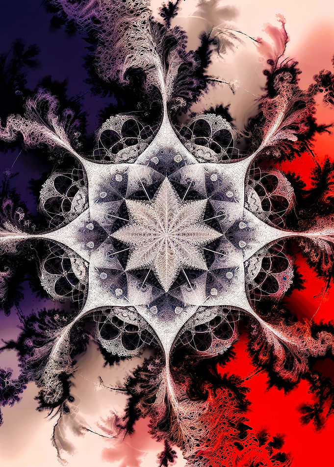 Abstract Fractal Star