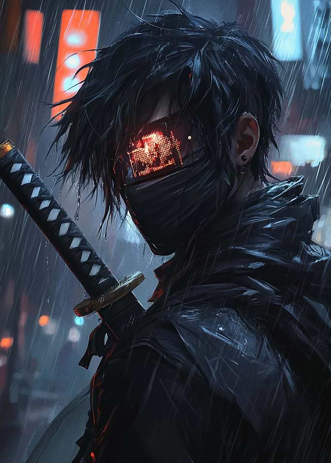 Cyberpunk Samurai