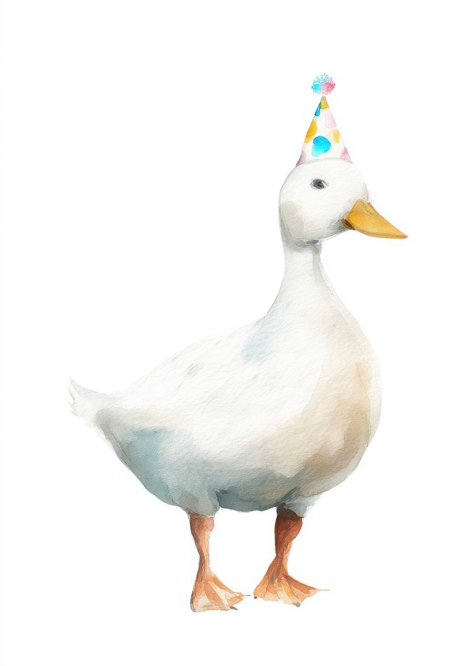 Duck in Party Hat