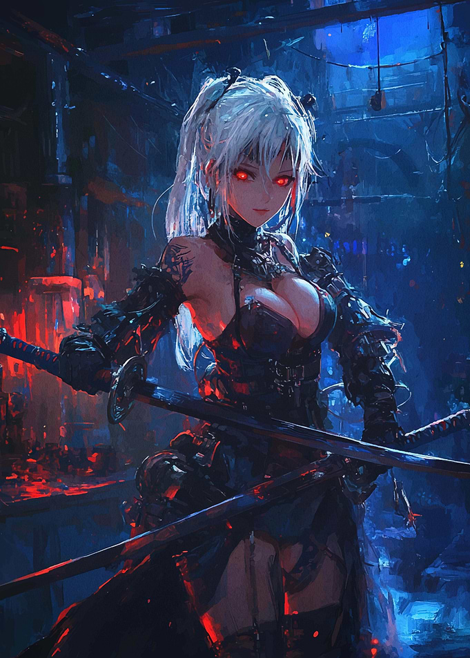 Anime Swordswoman