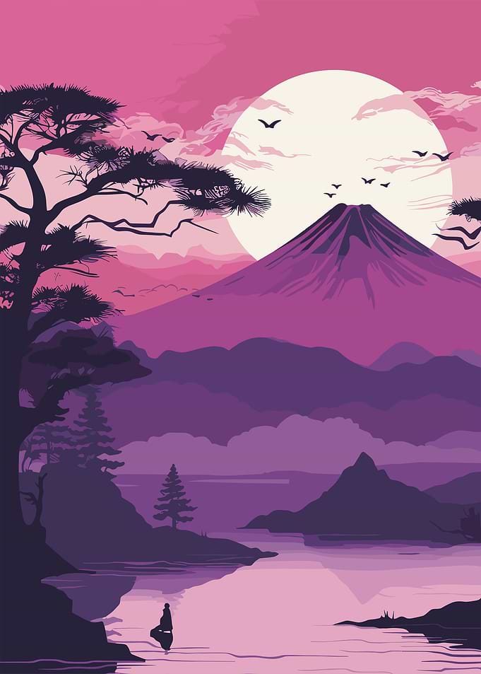Mount Fuji Sunset