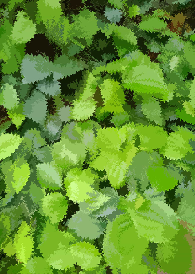 Green Foliage Abstract GP4