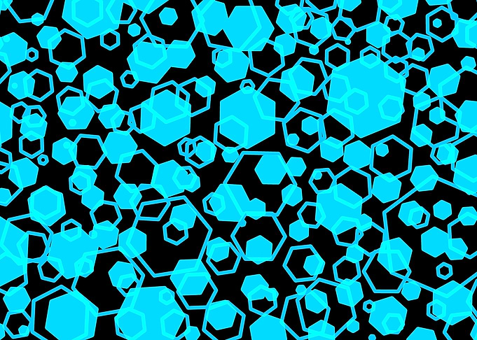 Abstract Hexagon Pattern