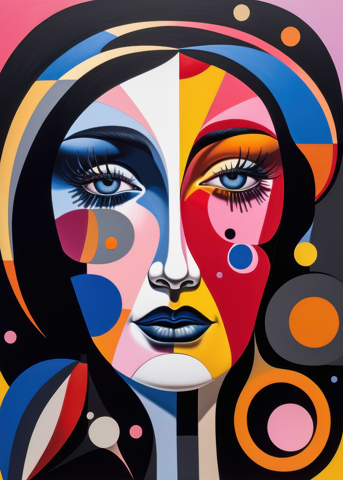 Abstract Woman Portrait