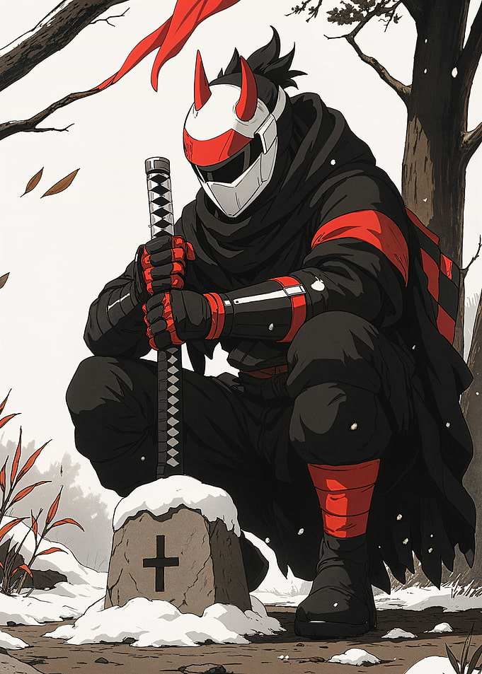 Samurai in Mourning