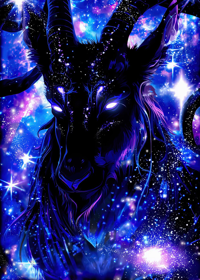 Cosmic Goat Star Gazer