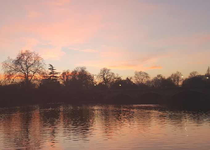Sunset Over Water
