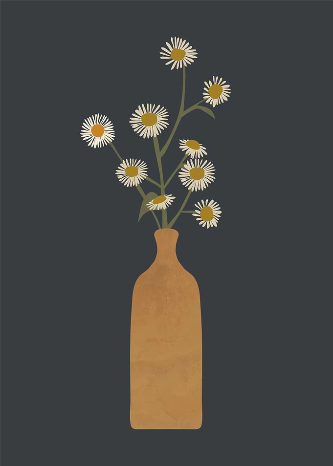 Daisies in Vase