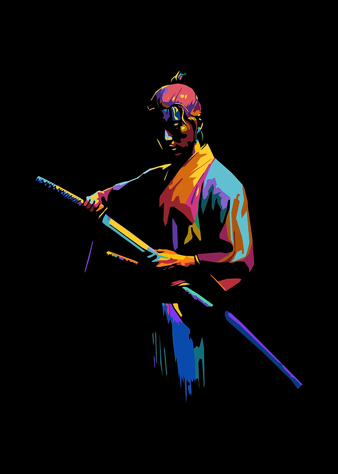 Samurai with Sword