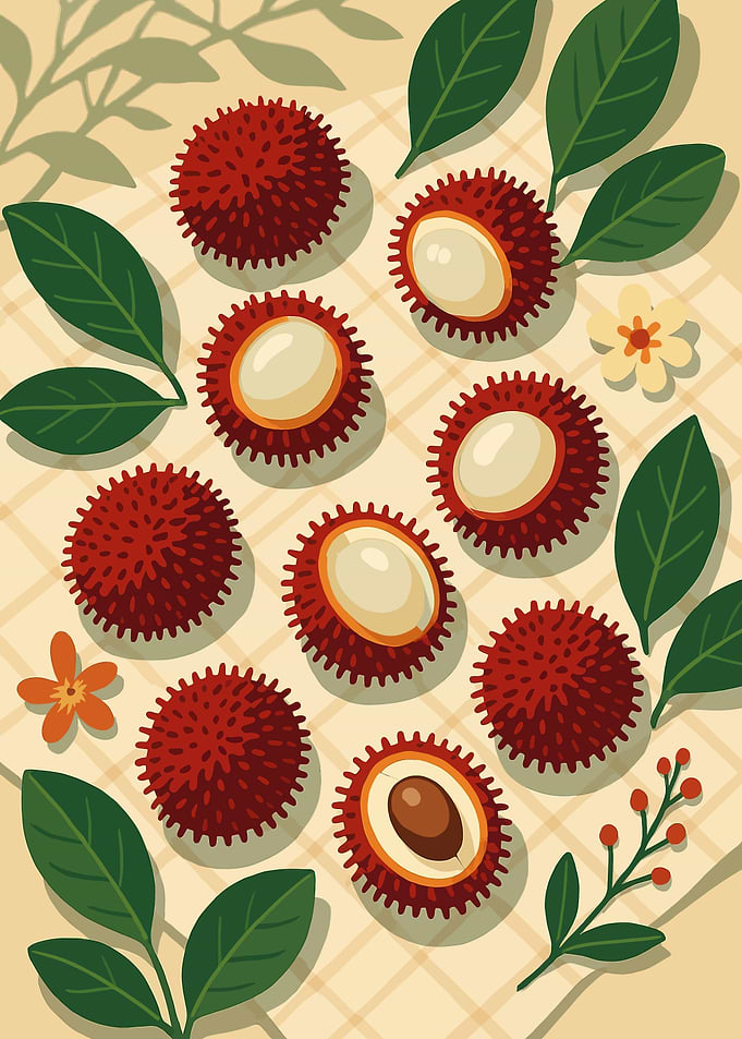 Pulasan – A Stylized Tablescape