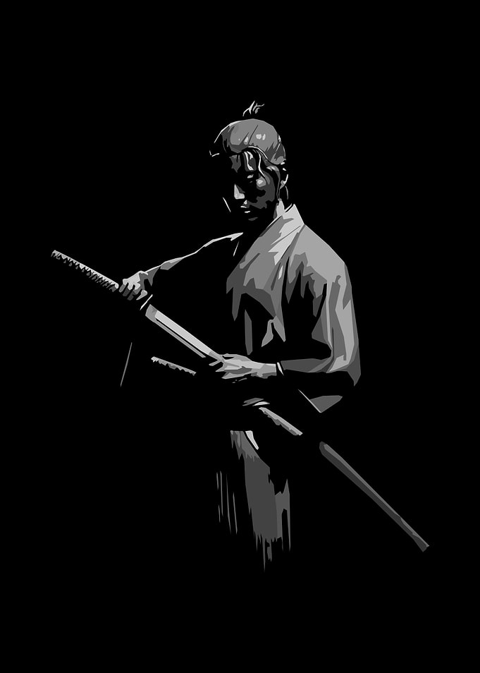 Samurai with Katana
