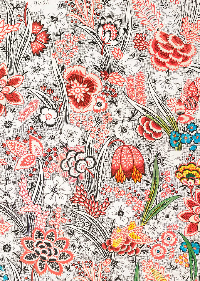 Floral Pattern Fabric