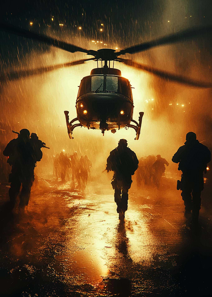 Military Helicopter Extraction